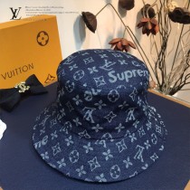 LV路易威登 牛仔漁夫帽 superme聯名新品，官網同步上線