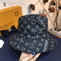 LV路易威登 牛仔漁夫帽 superme聯名新品，官網同步上線