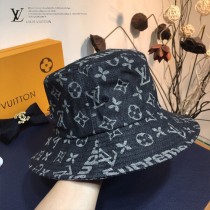 LV路易威登 牛仔漁夫帽 superme聯名新品，官網同步上線