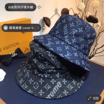 LV路易威登 牛仔漁夫帽 superme聯名新品，官網同步上線