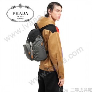 2VZ135 PRADA普拉達新款原版皮雙肩背包
