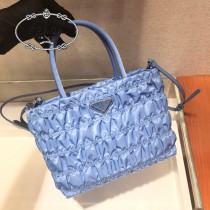 1BG321-4 PRADA普拉達 nylon 皺褶新款購物袋