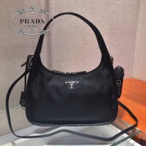1BC115大号  PRADA普拉達新款原版皮Hobo 三合壹手提肩背斜跨包