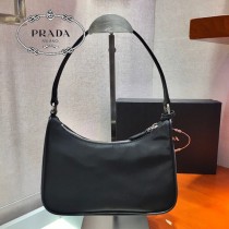 1NE204 PRADA普拉達新款原版皮Hobo月亮包