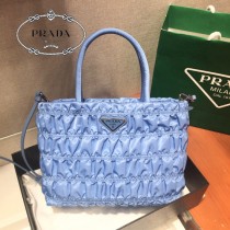 1BG321-4 PRADA普拉達 nylon 皺褶新款購物袋