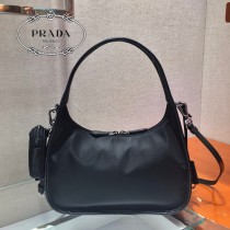1BC115大号  PRADA普拉達新款原版皮Hobo 三合壹手提肩背斜跨包