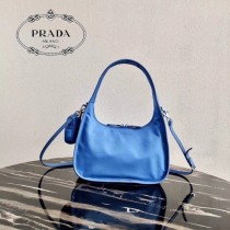 1BC115-3大号  PRADA普拉達新款原版皮Hobo 三合壹手提肩背斜跨包