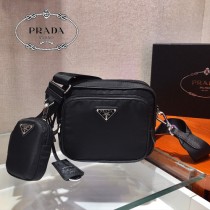1BH017-1  PRADA普拉達新款原版皮三合壹相機包