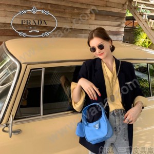 1BC114-2  PRADA普拉達新款原版皮Hobo 三合壹手提肩背斜跨包