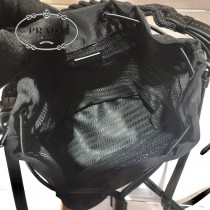 1BZ038 PRADA普拉達原單新款水桶 尼龍編織繩桶包