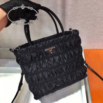 1BG321 PRADA普拉達 nylon 皺褶新款購物袋