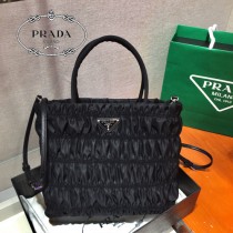 1BG321 PRADA普拉達 nylon 皺褶新款購物袋