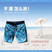 夏季男沙灘褲休閑運動溫泉 健體比賽短褲 速幹大碼