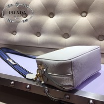 1BH082 PRADA 普拉達新款原版鹿皮紋相机包