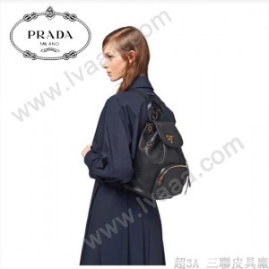 1BZ035-1 PRADA 普拉達新款原版皮雙肩背包