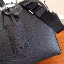 372 PRADA普拉達新款原版皮旅行袋