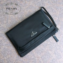 2NH007-4 PRADA普拉達原版皮新款拼彩色手包