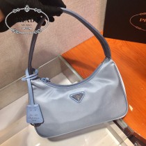 1NE515-6  PRADA普拉達新款原版皮Hobo包月亮形中古包