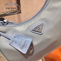 1NE515-6  PRADA普拉達新款原版皮Hobo包月亮形中古包