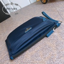 2NH007-3 PRADA普拉達原版皮新款拼彩色手包