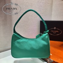 1NE515-5  PRADA普拉達新款原版皮Hobo包月亮形中古包