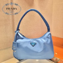 1NE515-1  PRADA普拉達新款原版皮Hobo包月亮形中古包