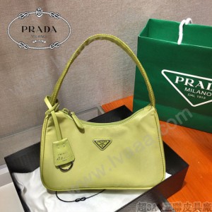 1NE515-9  PRADA普拉達新款原版皮Hobo包月亮形中古包