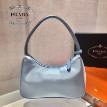 1NE515-6  PRADA普拉達新款原版皮Hobo包月亮形中古包
