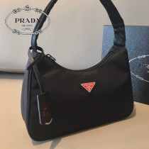 1NE515  PRADA普拉達新款原版皮Hobo包月亮形中古包