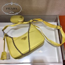 1BH204-14 PRADA普拉達nylon Hobo手拎 腋下包