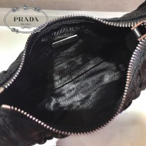 1NE204-5 PRADA普拉達 nylon 皺褶Hobo手拎腋下包