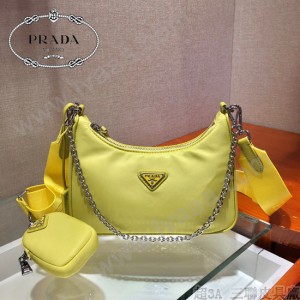 1BH204-14 PRADA普拉達nylon Hobo手拎 腋下包