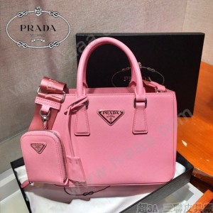 1BA296-1 PRADA普拉達新款原版皮 三合壹殺手包