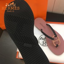 Hermes-10  度假系列豬鼻子夾趾鞋 沙灘鞋