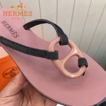 Hermes-10  度假系列豬鼻子夾趾鞋 沙灘鞋