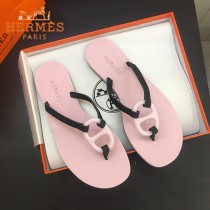 Hermes-06  度假系列豬鼻子夾趾鞋 沙灘鞋