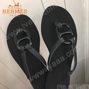 Hermes-03  度假系列豬鼻子夾趾鞋 沙灘鞋