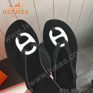 Hermes-09  度假系列豬鼻子夾趾鞋 沙灘鞋