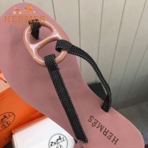 Hermes-10  度假系列豬鼻子夾趾鞋 沙灘鞋