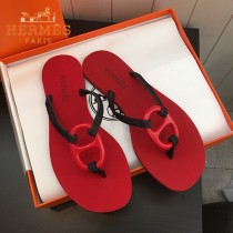 Hermes-02  度假系列豬鼻子夾趾鞋 沙灘鞋