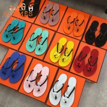 Hermes-10  度假系列豬鼻子夾趾鞋 沙灘鞋