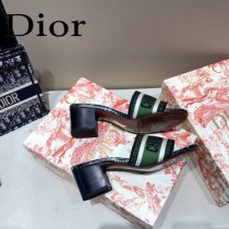 Dior-04  代購頂級春夏膠囊系列立體刺繡度假字母拖