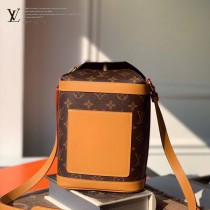 LV M44877（M61111）原單牛皮底配老花 CHALK 單肩包