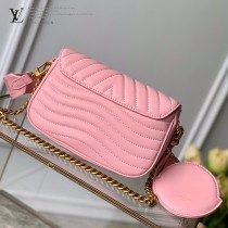 LV 原單新款 m56468 粉色Multi Pochette New Wave手袋