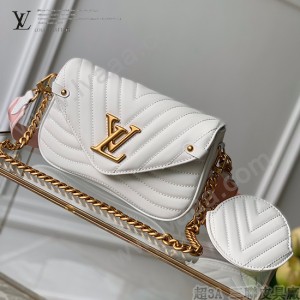 LV 原單新款 M56466 白色Multi Pochette New Wave手袋