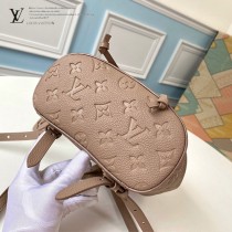 LV頂級原單 M45410 褐灰色  小號雙肩包