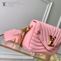 LV 原單新款 m56468 粉色Multi Pochette New Wave手袋