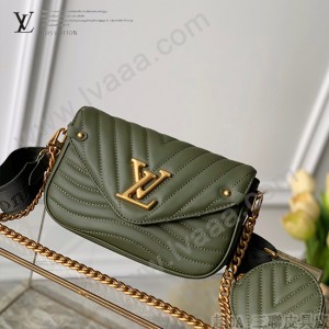 LV 原單新款 M56471 綠色Multi Pochette New Wave手袋