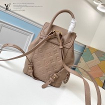 LV頂級原單 M45410 褐灰色  小號雙肩包