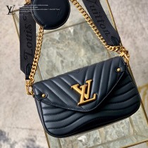 LV 原單新款 M56461 黑色 Multi Pochette New Wave手袋